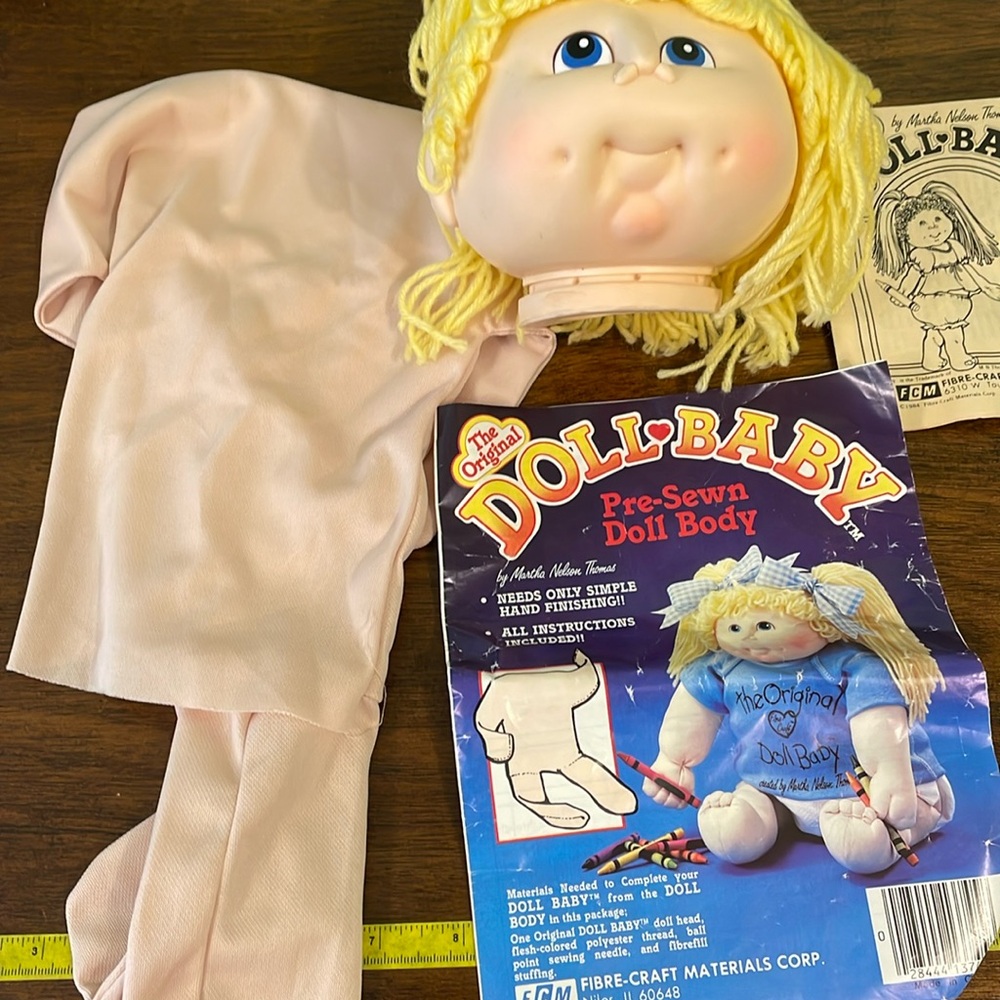 NWOT. The Original Doll Baby pre sewn doll baby . By Martha Nelson Thomas